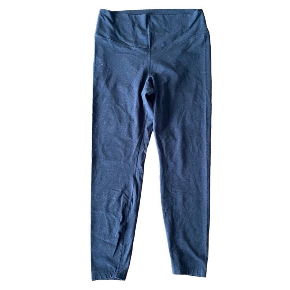 Old Navy Active Leggings Extra High Rise Go Dry Large Black Charcoal Grey
